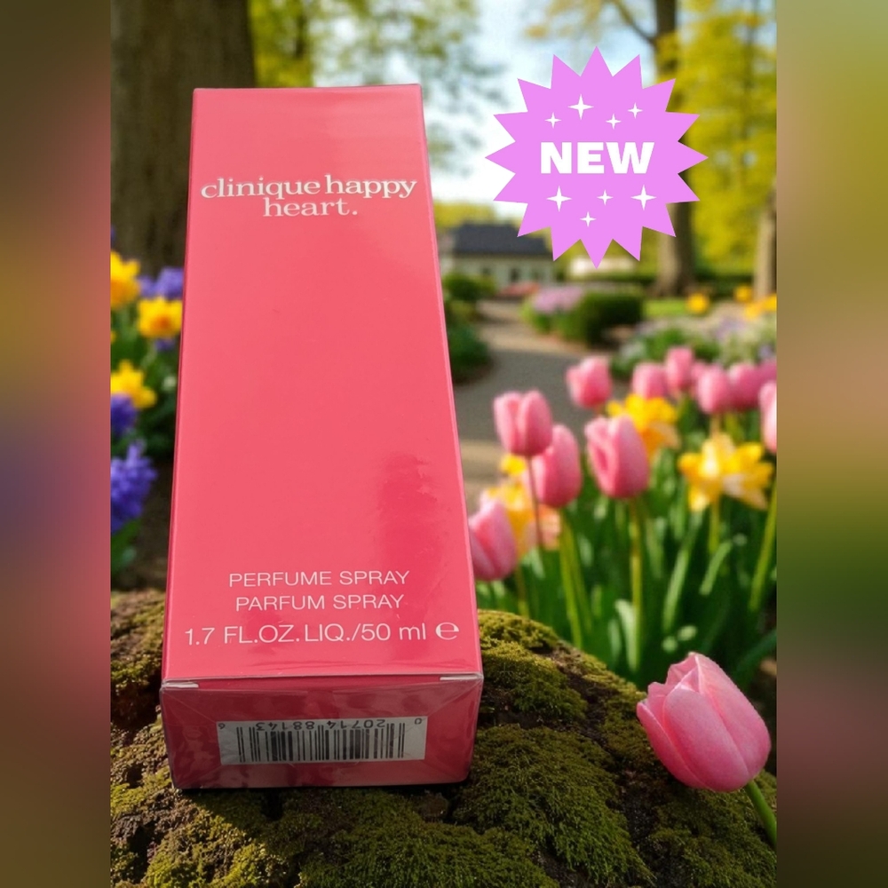 Clinique Happy Heart Perfume in Pink Box